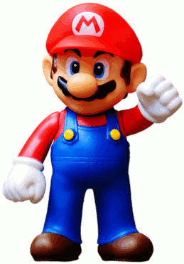 This example resizes a bitmap without keeping the aspect ratio of its sides. It loads a bitmap of Mario in the input, turns off the aspect ratio lock option, and sets both the height and width to 200 pixels. Thus, in the output, we get a square image of the vertically squeezed superhero.