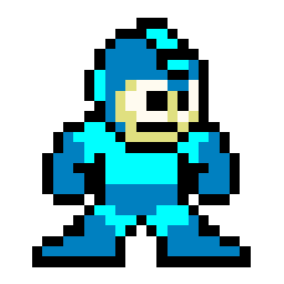 In this example, we load an 8-bit bitmap that contains a Mega Man sprite and strip its reddish background color. To do it, we enter the hex color "#E02040" in the transparent color field. As this is the only solid color we need to delete, we leave the fuzzy matching value at 0%.